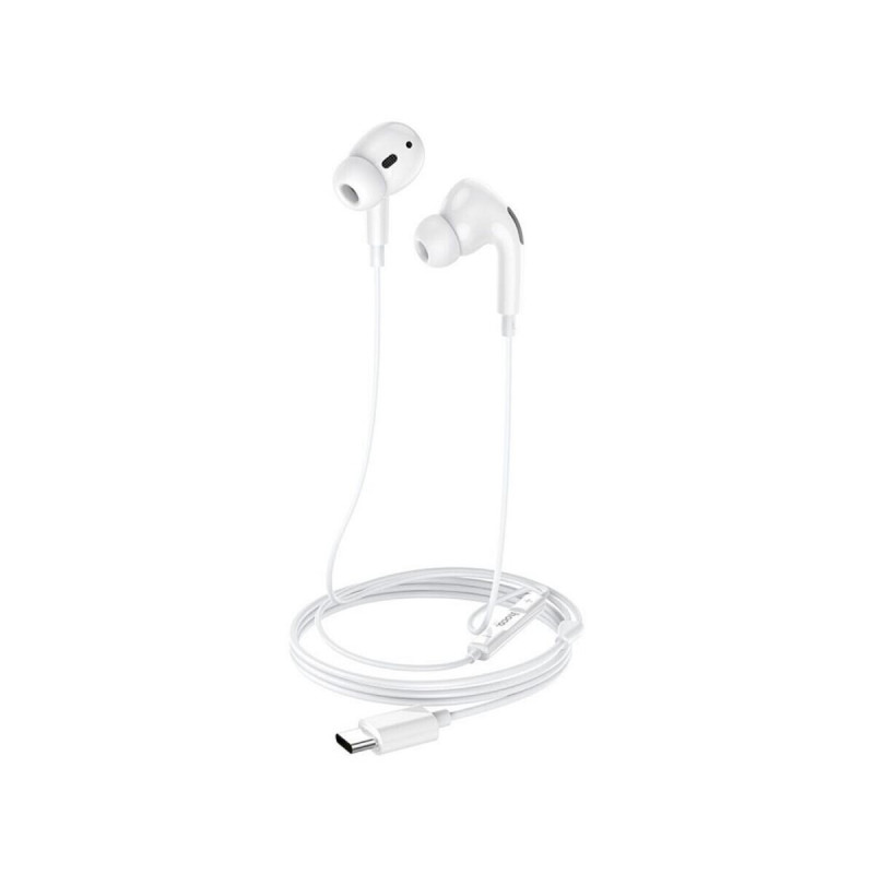 Навушники HOCO M101 Pro Crystal sound Type-C wire-controlled digital earphones with microphone White (6931474782403)
