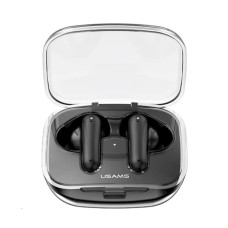 Навушники Usams US-BE16 Transparent TWS Earbuds -- BE Series BT5.3 Black (BHUBE01)