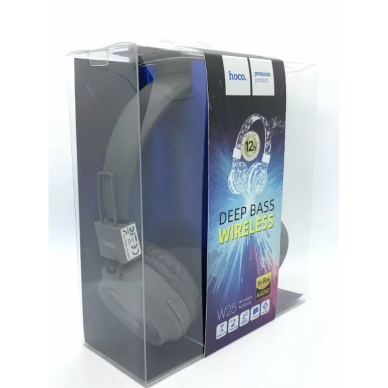 Навушники HOCO W25 Promise wireless headphones Gray (6931474710086)