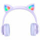 Навушники HOCO W39 Cat ear kids BT headphones Purple (6931474779267)