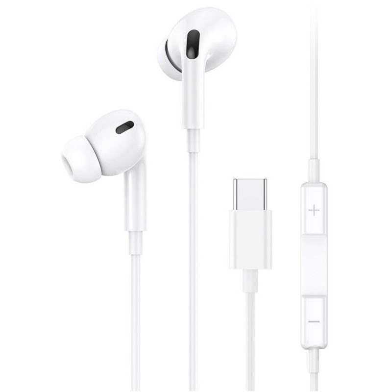 Навушники Usams SJ452 EP-41 Type-C In-ear Earphone 1.2m White (SJ452HS01)