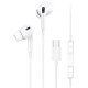 Навушники Usams SJ452 EP-41 Type-C In-ear Earphone 1.2m White (SJ452HS01)
