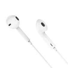 Навушники HOCO M101 Crystal joy wire-controlled earphones with microphone White (6931474782342)