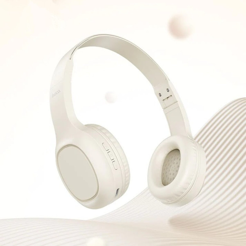Навушники HOCO W46 Charm BT headset Milky White (6942007601702)