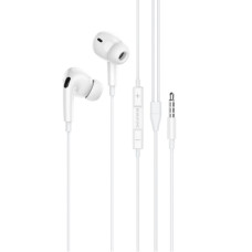 Навушники BOROFONE BM80 Pro Elegant wire-controlled earphones with microphone White (BM80PW)