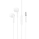 Навушники BOROFONE BM76 Ocean universal earphones with microphone White (BM76W)