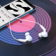 Навушники BOROFONE BM80 Pro Elegant wire-controlled earphones with microphone White (BM80PW)