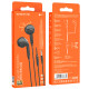 Навушники BOROFONE BM71 Light song universal earphones with mic Black (BM71B)