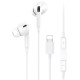 Навушники Usams SJ453 EP-41 Lightning In-ear Earphone 1.2m White (SJ453HS01)