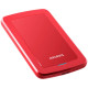 PHD External 2.5'' ADATA USB 3.2 Gen. 1 DashDrive Durable HV300 1TB Red (AHV300-1TU31-CRD)