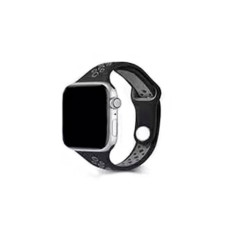 Ремінець для годинника Apple Watch Small Waist two colors 42/44/45/49mm Black-Grey (SmWaist42-Black-Grey)