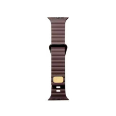 Ремінець для годинника Apple Watch Lightning Buckle 42/44/45/49mm Coffee (LighBu42-Coffee)