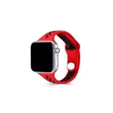 Ремінець для годинника Apple Watch Small Waist two colors 38/40/41mm Red-Black (SmWaist38-Red-Black)