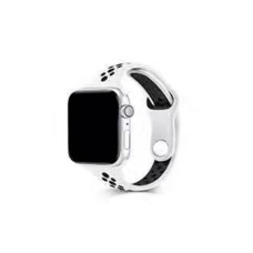 Ремінець для годинника Apple Watch Small Waist two colors 38/40/41mm White-Black (SmWaist38-White-Black)