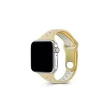 Ремінець для годинника Apple Watch Small Waist two colors 42/44/45/49mm Yellow-White (SmWaist42-Yellow-White)