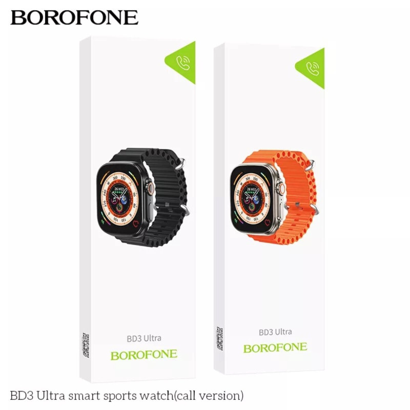 Смартгодинник Borofone BD3 Ultra smart sports watch(call version) Black (BD3B)