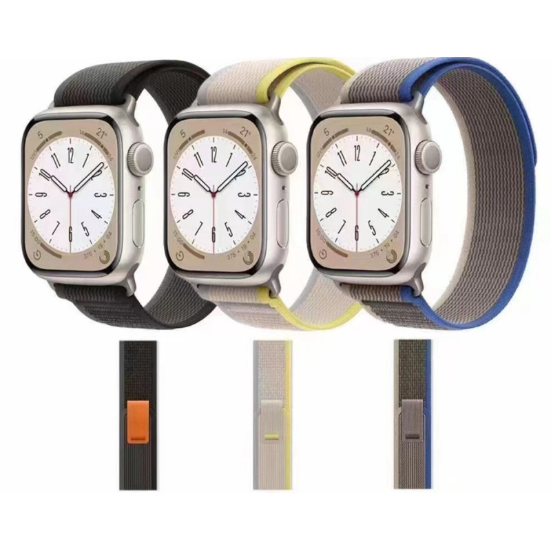 Ремінець для годинника Apple Watch Trail loop 42/44/45/49mm Yellow (Trial42-Yellow)