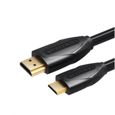 Кабель Vention Mini HDMI - HDMI Cable 18 Gbps 1M Black (VAA-D02-B100) (VAA-D02-B100)