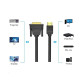 Кабель Vention HDMI to DVI Cable 1M Black (ABFBF) (ABFBF)
