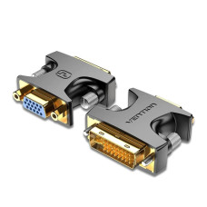 Адаптер Vention DVI Male (24+5) to VGA Female Adapter Black (ECFB0) (ECFB0)