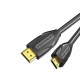 Кабель Vention Mini HDMI - HDMI Cable 18 Gbps 1M Black (VAA-D02-B100) (VAA-D02-B100)