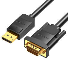 Кабель Vention DP to VGA Cable 1.5M Black (HBLBG) (HBLBG)