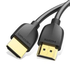 Кабель Тонкий HDMI Vention Slim Portable HDMI 2,0 - 0,5M. Black (AAIBD)