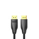 Кабель Vention DisplayPort Cotton Braided Male to 8K Male Cable 1.5M Black (HCCBG) (HCCBG)