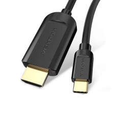 Адаптер-кабель Vention Type-C — HDMI, 2 м, чорний (CGUBH) (CGUBH)