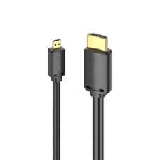 Кабель Vention HDMI-D Male to HDMI-A Male 4K HD v2.0 Cable 1.5M Black (AGIBG) (AGIBG)