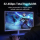 Кабель Vention DisplayPort, 1 м, v1.4  чорний, 8K 60 Hz, 4K 144Hz, 2K 165Hz, 1080P 240Hz (HCCBF) (HCCBF)