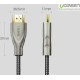 Кабель UGREEN HD131 HDMI Carbon Fiber Zinc Alloy Cable 3m (Gray) (UGR-50109) (UGR-50109)