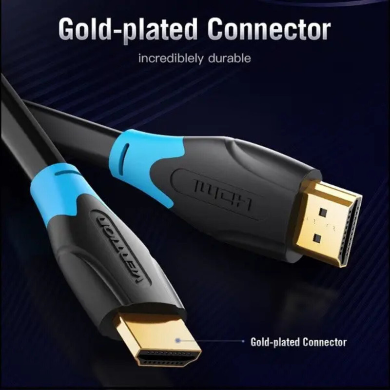 Кабель Vention HDMI-HDMI, 2 м, v2.0 (AACBH) (AACBH)