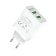 Зарядний пристрій Vention Two-Port USB(A+A) Wall Charger (18W/18W) EU-Plug White (FBAW0-EU) (FBAW0-EU)