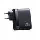 Мережевий зарядний пристрій Usams US-CC145 T44 100W 4 Ports GaN Fast  2A+2C Charger (EU) Black (CC145TC01)