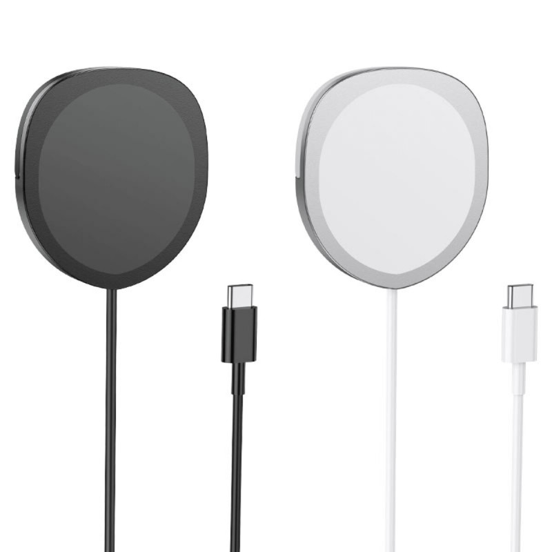 Бездротовий зарядний пристрій BOROFONE BQ12 Core magnetic holder wireless fast charger Black (BQ12B)
