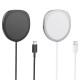 Бездротовий зарядний пристрій BOROFONE BQ12 Core magnetic holder wireless fast charger Black (BQ12B)