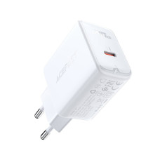 Мережевий зарядний пристрій ACEFAST A1 PD20W single USB-C charger White (AFA1W)