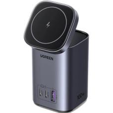 Зарядний пристрій UGREEN CD342 100W 2-in-1 GaN Charging Station EU (Space Gray)(UGR-15076) (UGR-15076)