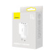 Мережевий зарядний пристрій Baseus Compact  Charger 3U 17W EU White (CCXJ020102)