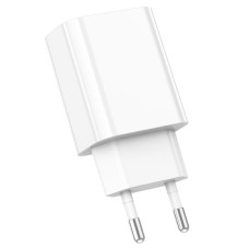 Мережевий зарядний пристрій BOROFONE BA65A Single port PD20W charger White (BA65AW)