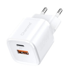 Мережевий зарядний пристрій CHAROME C10s Pure PD+QC4.0 20W Charger Set White (6974324910946)