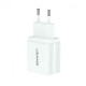 Мережевий зарядний пристрій Usams US-CC090 T24 2.1A Dual USB Travel Charger (EU) White (CC90TC01)