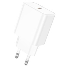 Мережевий зарядний пристрій BOROFONE BA71A Power single Port PD20W charger White (BA71AW)