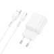 Мережевий зарядний пристрій HOCO C96A single port charger set(Type-C) White (6931474766038)