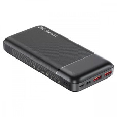 Зовнішній акумулятор REMAX Lango II Series QC 22.5W + PD 18W Multi-compatible Fast Charging  Power Bank 20000mAh RPP-192 Black (RPP-192 Black)