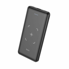 Зовнішній акумулятор HOCO J50 Surf wireless charging mobile power bank(10000mAh) Black (6931474717924)