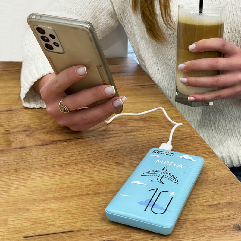 Зовнішній акумулятор Mibrand Mriya 10000mAh 20W Blue (MI10K/Mriya)