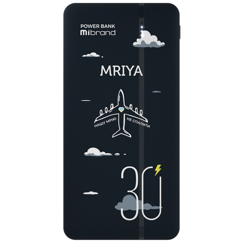 Зовнішній акумулятор Mibrand Mriya 30000mAh 20W Black (MI30K/Mriya)