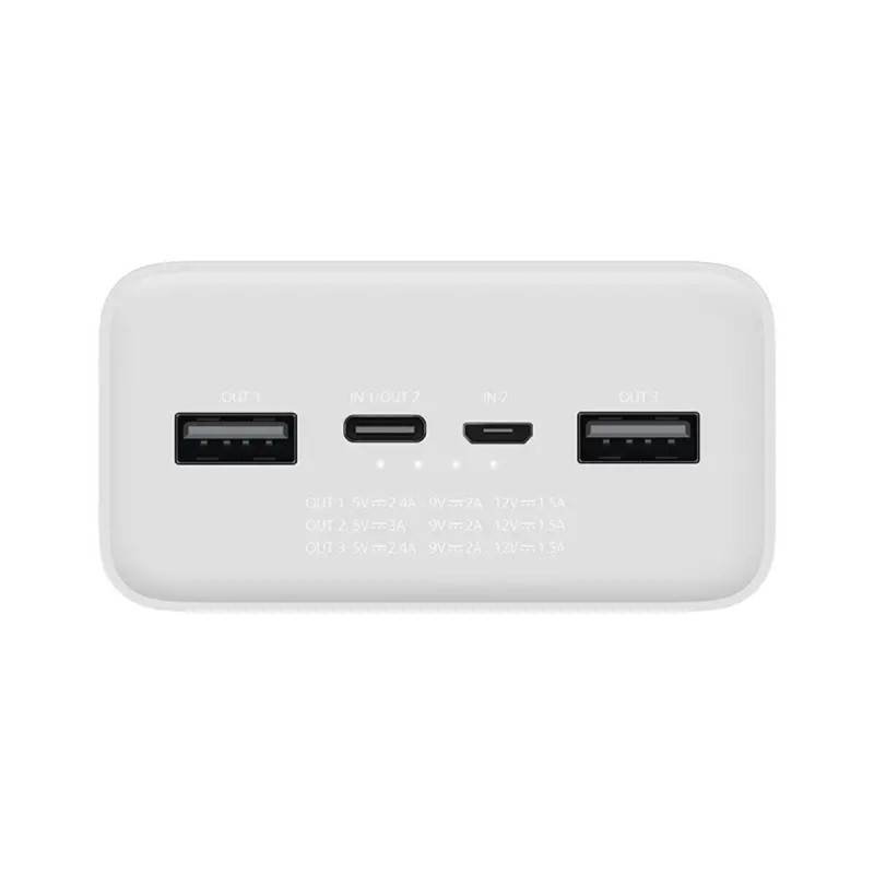 Зовнішній акумулятор Xiaomi Mi Power Bank 3 30000mAh 24W Fast Charge PB3018ZM White (VXN4307CN)
